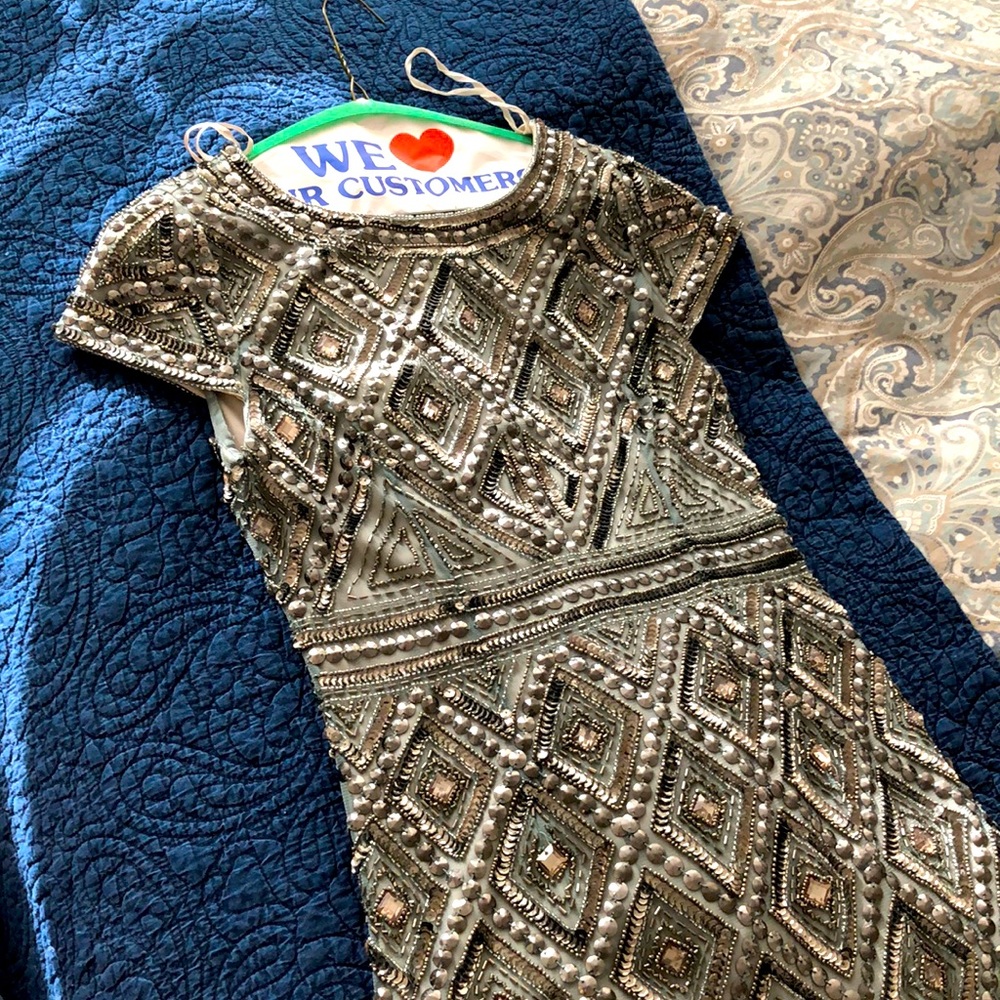 Studded formal dress